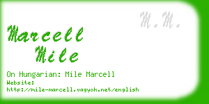 marcell mile business card